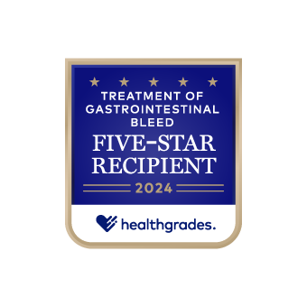 Healthgrades Gastrointestinal Bleed 5 Star award #19