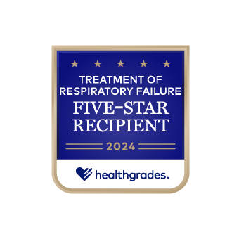 Healthgrades Respiratory Failure 5 Star award #22