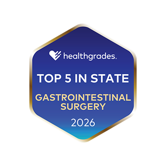 Healthgrades Top 5 in State Gastrointestinal Surgery 2026 award #24