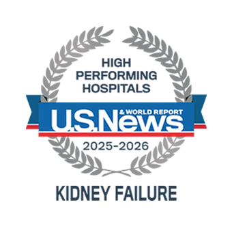 USNews Kidney Disease 2025 award #15