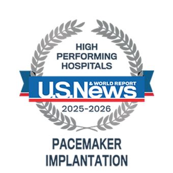 USNews Pacemaker Implantation 2025 award #13