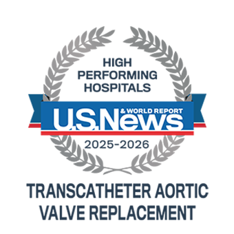 USNews Transcatheter Aortic Valve Replacement 2025 award #15