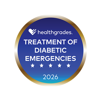 Healthgrades Treatment of Diabetic Emergencies 2026 award #30