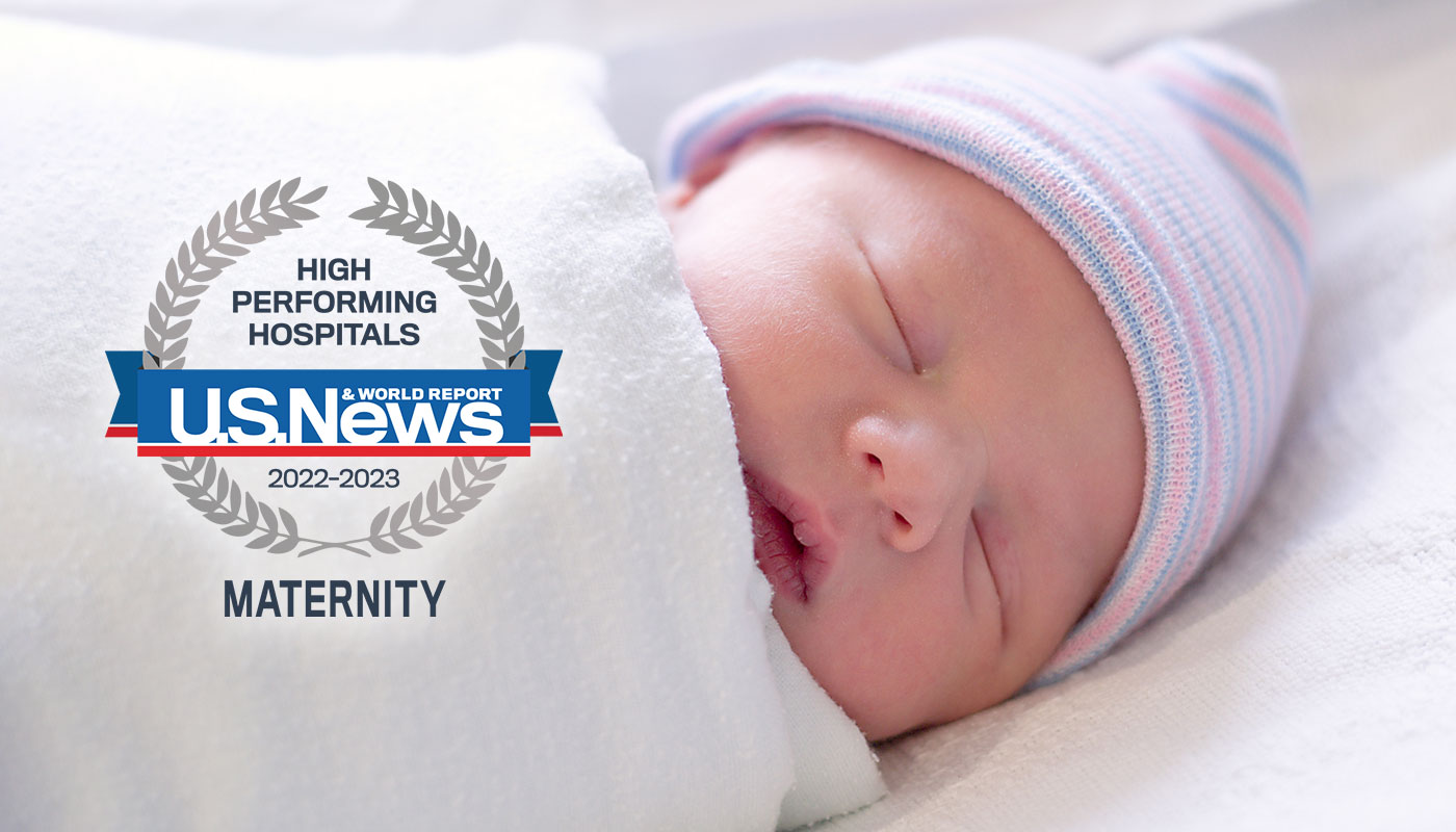 US News Best Maternity Hospital Award Badge